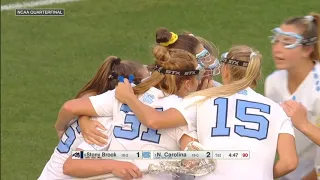 2022 NCAA Women's Lacrosse QF Stony Brook vs North Carolina