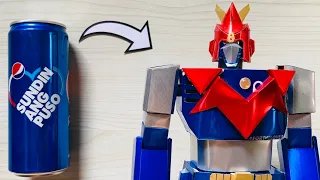 Homemade Voltes V using Soda Cans | Save those Cans♻️