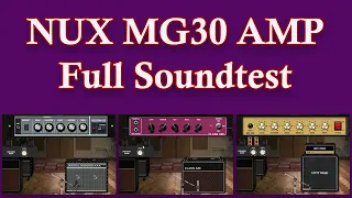 NUX MG30 AMP Full Soundtest