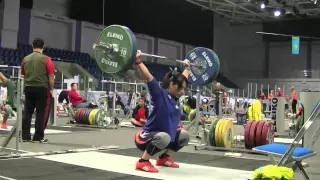 2014 wwc training hall - friday - Tatiana Kashirina, Dmitry Klokov, Hsing-Chun Kuo, etc.