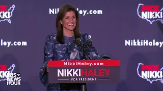 WATCH: 2024 race is far from over, Nikki Haley tells New Hampshire supporters