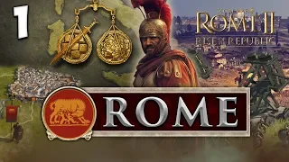 RISE OF THE REPUBLIC! Total War: Rome II - Rise of the Republic - Rome Campaign #1