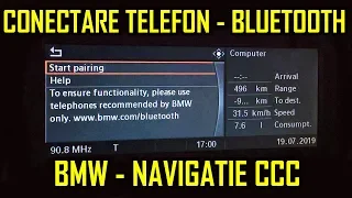 Conectare Telefon - Bluetooth Navigatie iDrive CCC Professional BMW