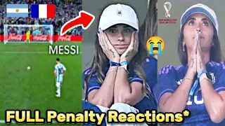 Messi Argentina Players Crazy Reactions to Argentina v France FULL Penalty Shootout Drama 🤯