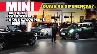 Quais as diferenças entre todos os MINI? Da motorização Cooper à JCW? Do hatch ao Contryman?