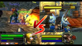 MAX SKILL PvP - Classic Era WoW - Germanicus VS Cartoons - World of Warcraft - w/ Commentary