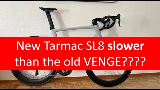 Is the new Specialized S-Works Tarmac SL8 still slower than the old S-Works Venge Disc from 2020?