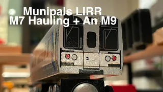 Munipals LIRR: M7 Hauling on the Side St Express Track + An M9!