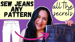 Master class: JEANS DEMYSTIFIED. You CAN sew them. Step by Step sewing tutorial. ALL MY SECRETS.