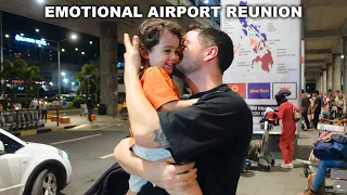 Surprising Daddy At Manila Airport