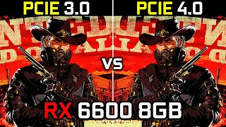 PCIe 3.0 vs PCIe 4.0 | AMD RX 6600 8GB | Test In 12 Games | is there a Difference? 🤔 | 2023