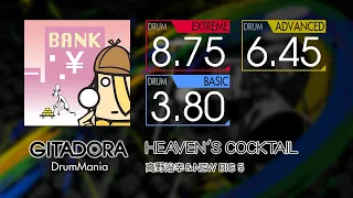 【GITADORA】 HEAVEN'S COCKTAIL (EXTREME ~ BASIC) Drum