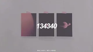 134340 | BTS (방탄소년단) English Lyrics