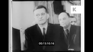 1949 New York, US, Shostakovich at the Waldorf Conference, 16mm