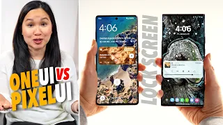 Samsung OneUI vs Google Pixel UI: Best Lock Screen!