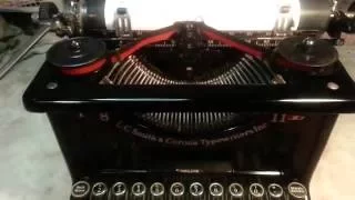 LC Smith Typewriter Repair Rework Restore 1936/2016 Works Perfect