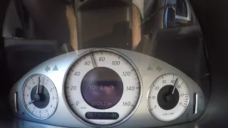 Mercedes-Benz E320 W211 Acceleration 0 to 60 mph