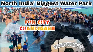 FUN CITY CHANDIGARH - BIGGEST WATER PARK OF INDIA - Fun City Vlog