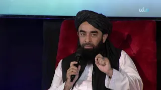 د ارواښاد ملا عبدالحی مطمئن یاد غونډه کې د مولوي ذبیح الله مجاهد وینا