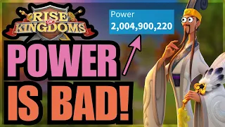 The TRUTH About Having HIGH Power! It Can KILL Your Account! Rise of Kingdoms