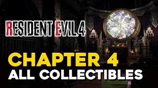 Resident Evil 4 Remake Chapter 4 All Collectible Locations (All Castellan, Treasure, Weapons...)