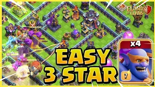 NEW EASY Super BOWLER Attack TH15 - BEST TH15 Legend Attack Strategy