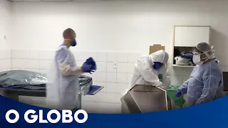 Veja imagens do hospital com mais mortes por coronavírus