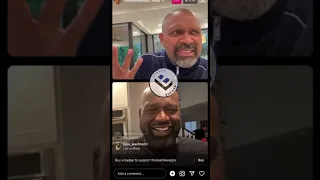 Shaq Calls Mike Epps Judge Joe Brown on Instagram Live