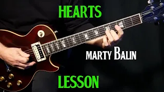 how to play "Hearts" on guitar by Marty Balin | guitar LESSON tutorial
