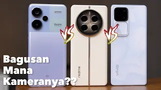 Bagusan Mana Kamera realme 12 Pro+ vs Redmi Note 13 Pro+ vs vivo V30 ??