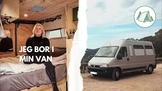 Vanlife i Danmark: Kalinka bor i hendes van Fiona | Fremvisning | Optimal opbevaring