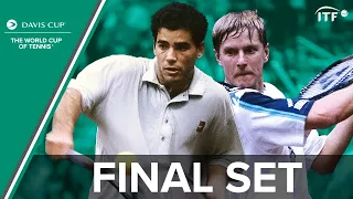 Pete Sampras vs Yevgeny Kafelnikov | Final Set | Russia v United States | Davis Cup Final 1995 | ITF