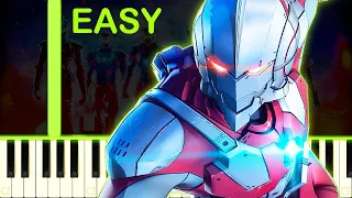 ULTRAMAN NETFLIX SEASON 2 THEME - EASY Piano Tutorial