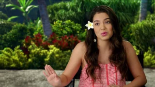 Moana On Set Interview - Auli'i Cravalho