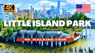 🇺🇸 Walking Floating Island Park New York - 4K Virtual Walkthrough NYC [4K HDR - 60fps]