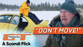 James May's Beloved Evo Crashes Through a Frozen Lake | The Grand Tour: A Scandi Flick