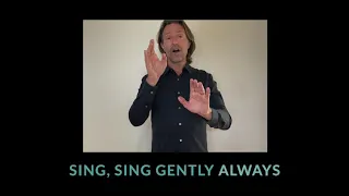 Conductor Video - Eric Whitacre's Virtual Choir 6: Sing Gently (BASS 2 HIGHLIGHTED)