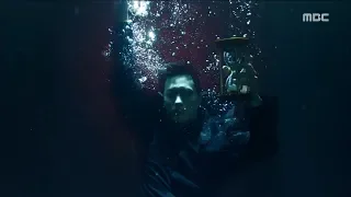 [My Secret Terrius] EP16 So Ji-Sub falls into the water with a gunshot wound, 내 뒤에 테리우스20181018