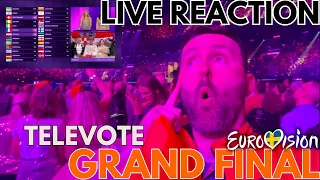 😱 Grand Final Results Reaction LIVE from the Arena!!! | Eurovision 2024