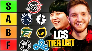 Ranking the BEST 2022 LCS Teams (Tier List)