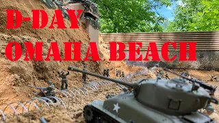 #2 Airsoft / Softair Diorama-Battle: WW2 D-Day - Omaha Beach (Airfix +Matchbox plastic army+Sherman)