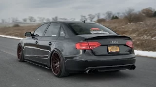 Audi B8 A4 AWE Touring Catback Exhaust w/ Muffler Delete