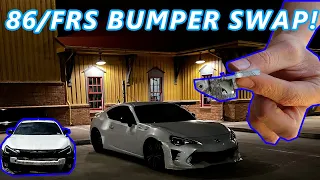 IF YOURE SWAPPING FRS/BRZ/86 BUMPERS YOU HAVE TO DO THIS!
