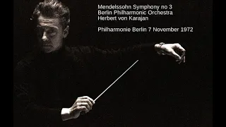 Mendelssohn Symphony no 3 "Scottish" Karajan