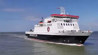 Ben My Chree arriving at Heysham 11/08/23