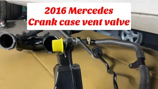 2016 Mercedes C300  crank case ventilation Valve ￼replace