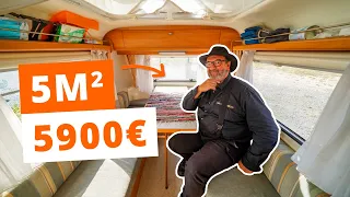 This RETIREE lives alone in a MINI-CARAVAN!