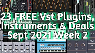 23 Best New FREE VST PLUGINS, Vst Instruments, SAMPLE PACKS & Huge Deals - SEPTEMBER 2021 Week 2