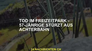 Tod im Vergnügungspark -57 Jahre -Alte fällt aus der Achterbahnfahrt