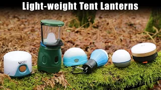 Lightweight Camping Tent Lamps Compared